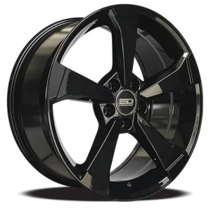 Euro Design – AR6 – Black – 18″x8″ 35mm – All weather Wheels – AR61880F3566GB